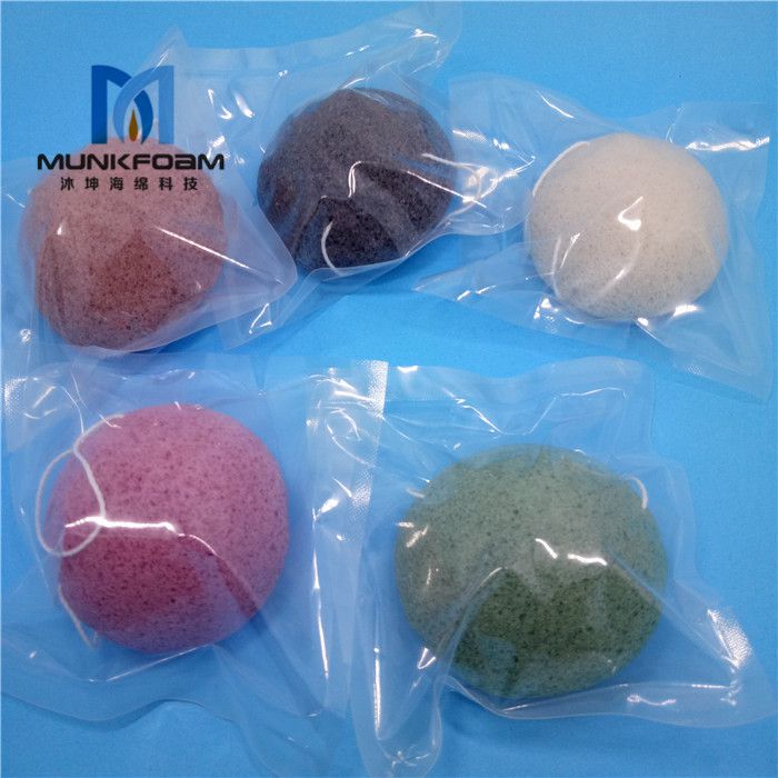 konjac sponge for face cleaning.