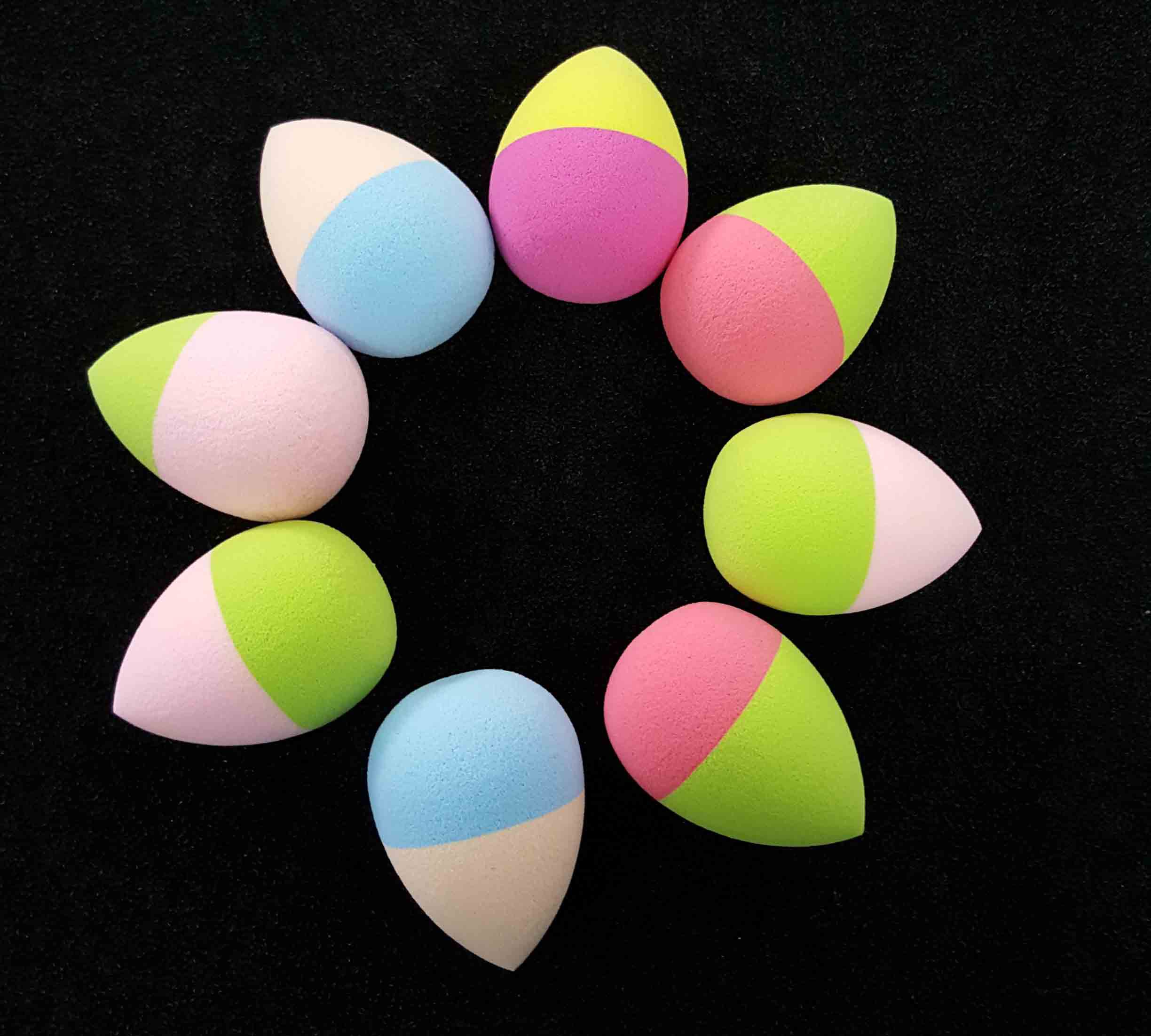 Waterdrop shape natural makeup puff sponge / cosmetic sponge powder puff