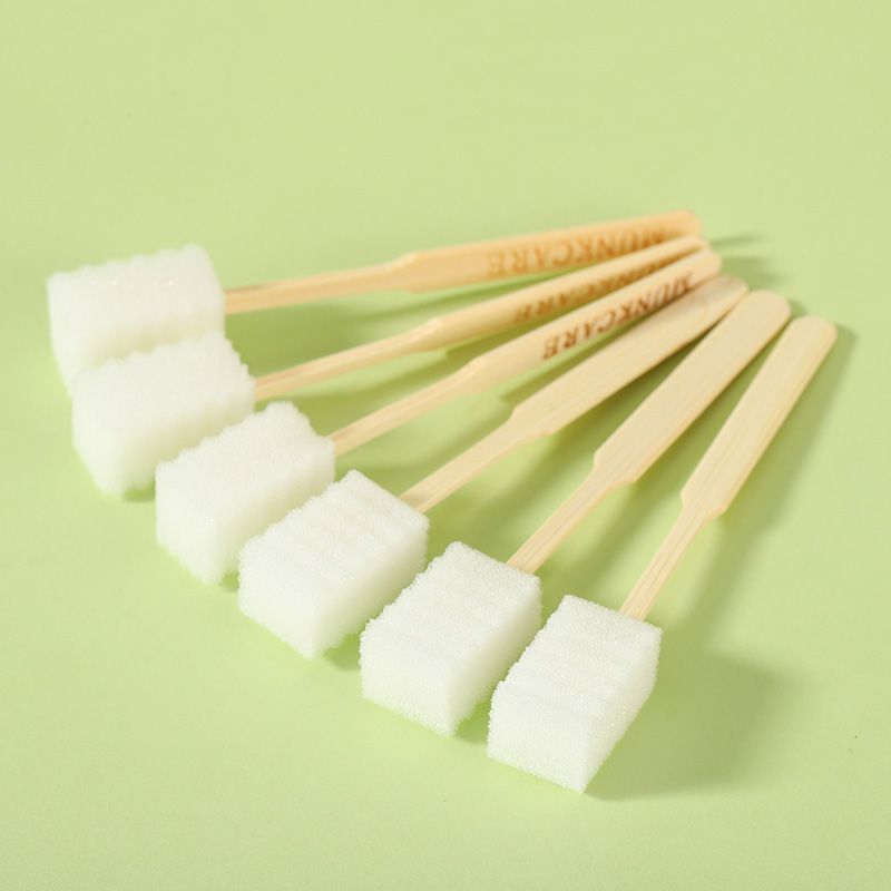 bamboo stick sponge swab