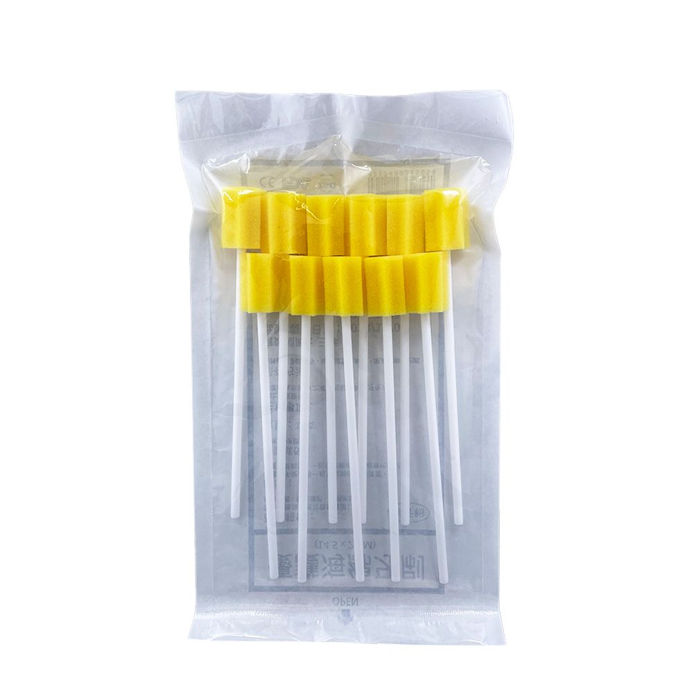 Yellow Heptagonal Sponge Stick: A Handy Helper for Cleaning Bottles and Jars in the Lab
