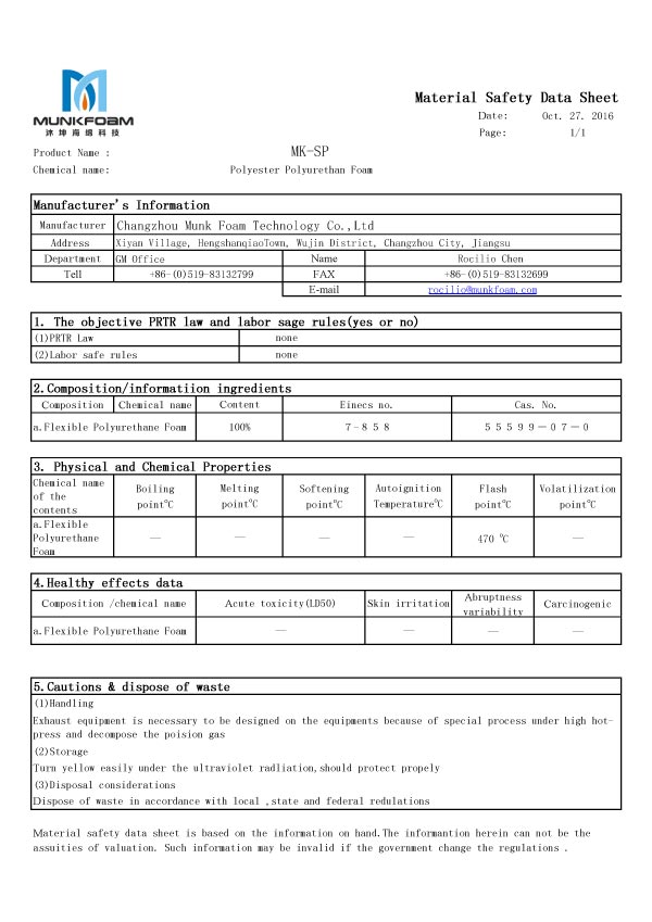 MSDS