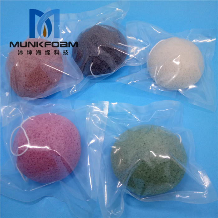 konjac sponge for face cleaning.