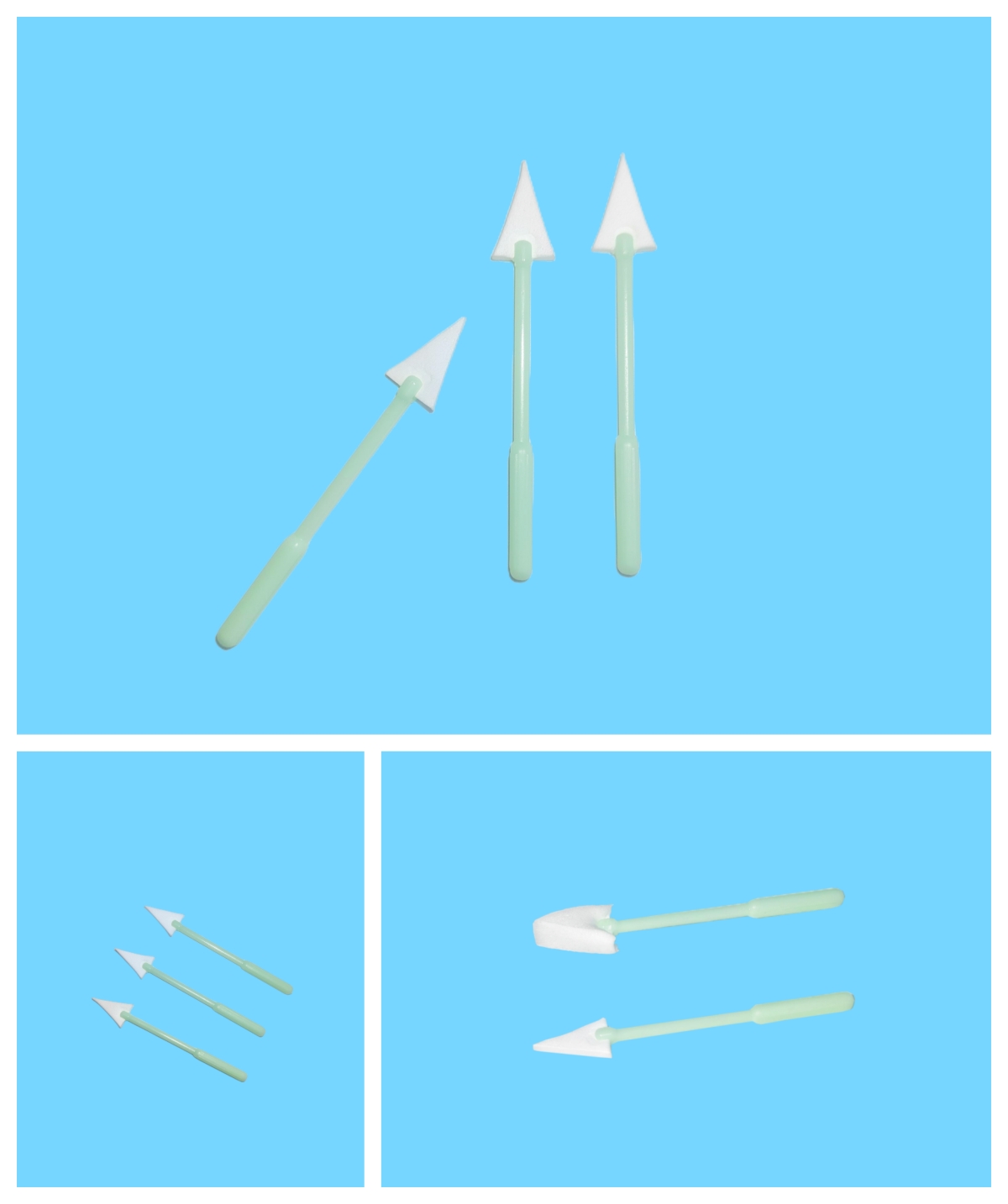  Medical Sterile Pva Eye Spear Eye Sponge Lasik Surgery Sponges Ce White Merocel Medical Accessories